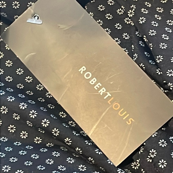 ROBERT LOUIS WOMEN'S Pull on PALAZZO PANTS sailor black white wide leg XL New - Picture 10 of 14